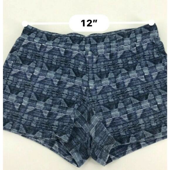 Old Navy Girls Shorts Pull On Stretch Geometric Casual Summer Sz 10/12 - Picture 3 of 7